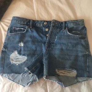 Perfect condition Topshop jean shorts! US Size 4!